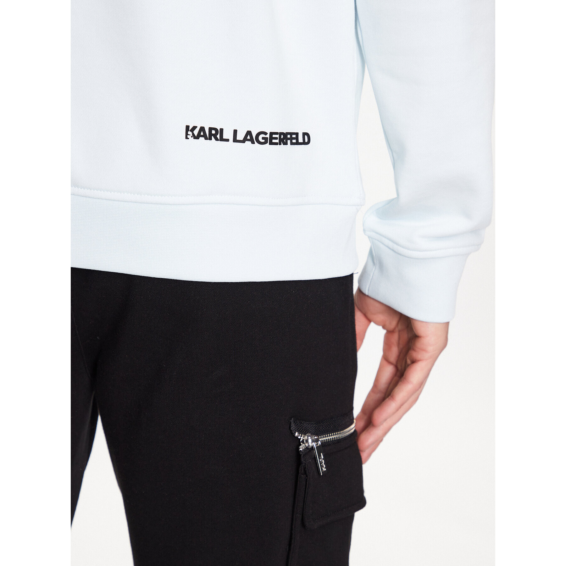 KARL LAGERFELD Bluză 705043 532900 Albastru Regular Fit - Pled.ro