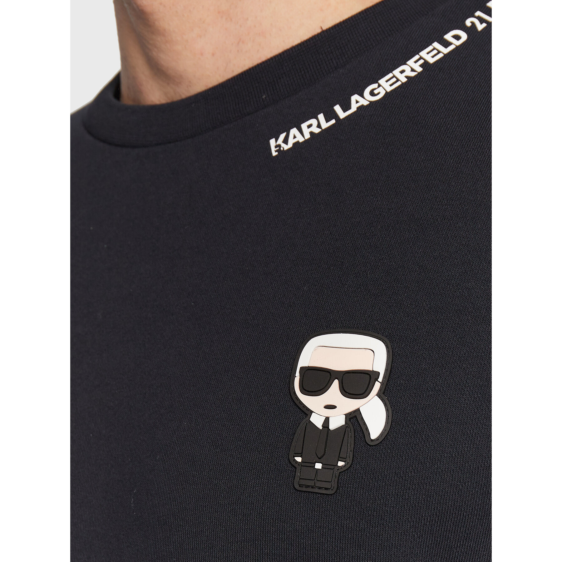 KARL LAGERFELD Bluză 705044 524910 Bleumarin Regular Fit - Pled.ro