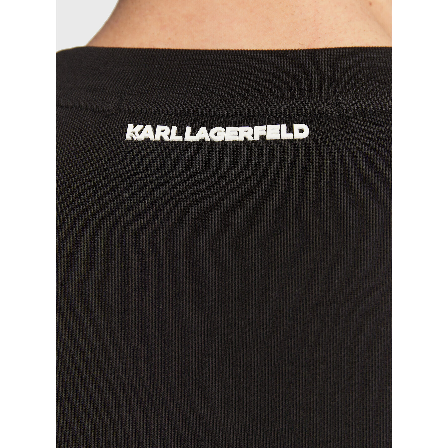 KARL LAGERFELD Bluză 705222 524910 Negru Regular Fit - Pled.ro