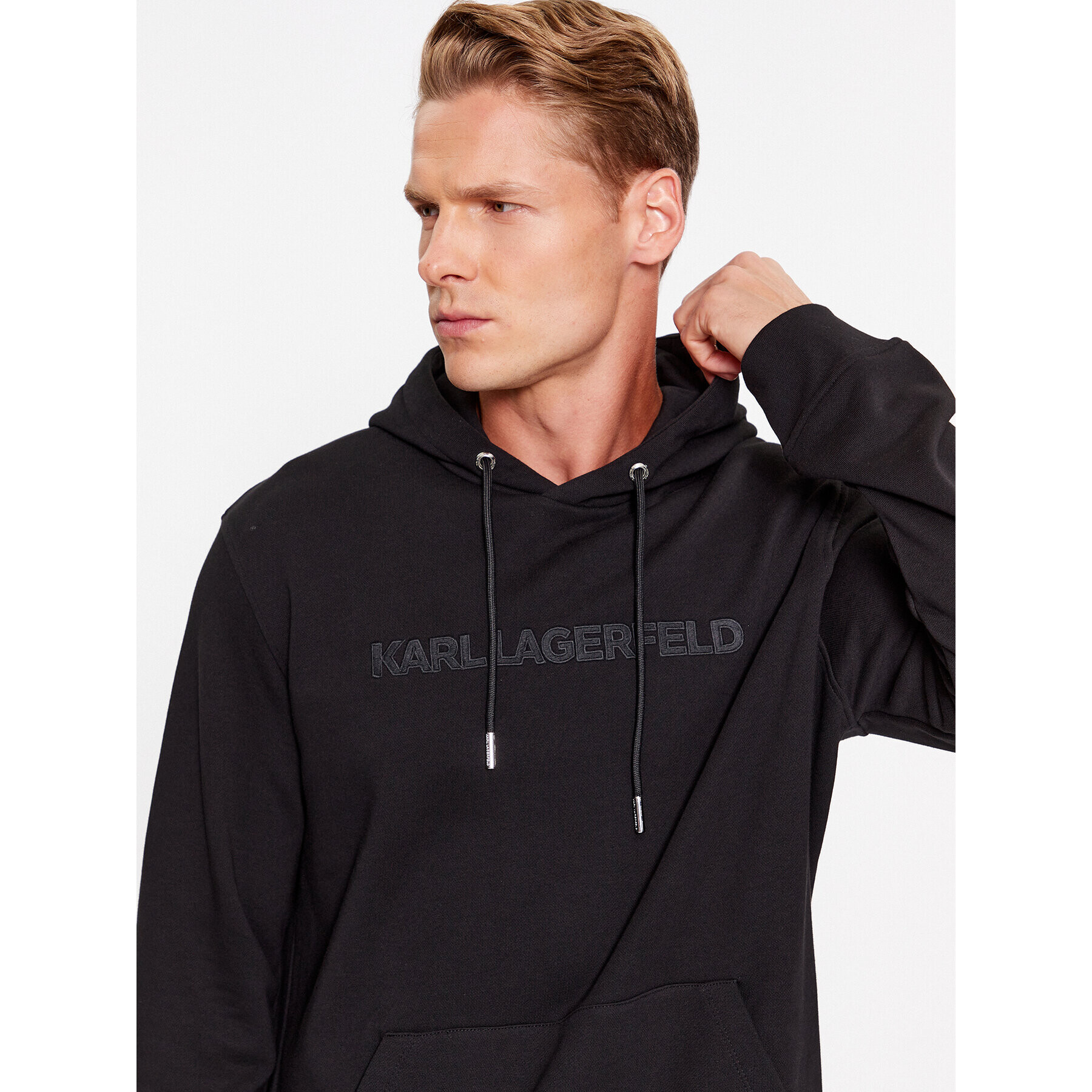 KARL LAGERFELD Bluză 705423 534910 Negru Regular Fit - Pled.ro