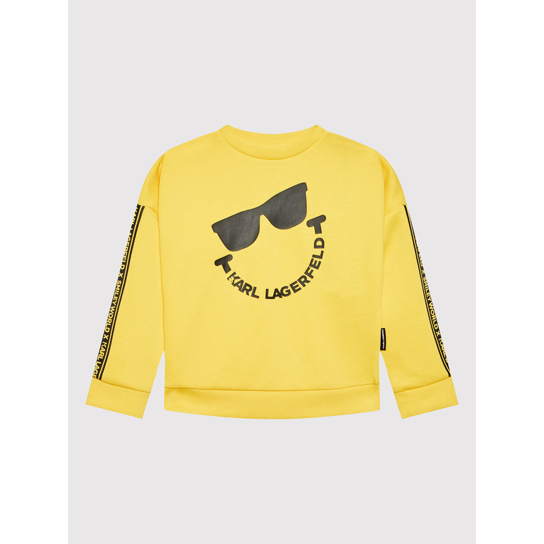 KARL LAGERFELD Bluză SMILEY WORLD Z25354 D Galben Relaxed Fit - Pled.ro