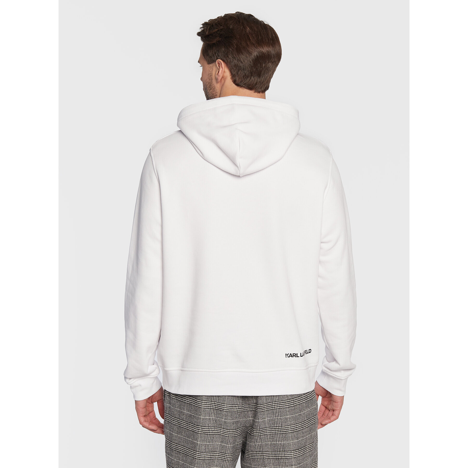 KARL LAGERFELD Bluză Sweat 705045 524910 Alb Regular Fit - Pled.ro