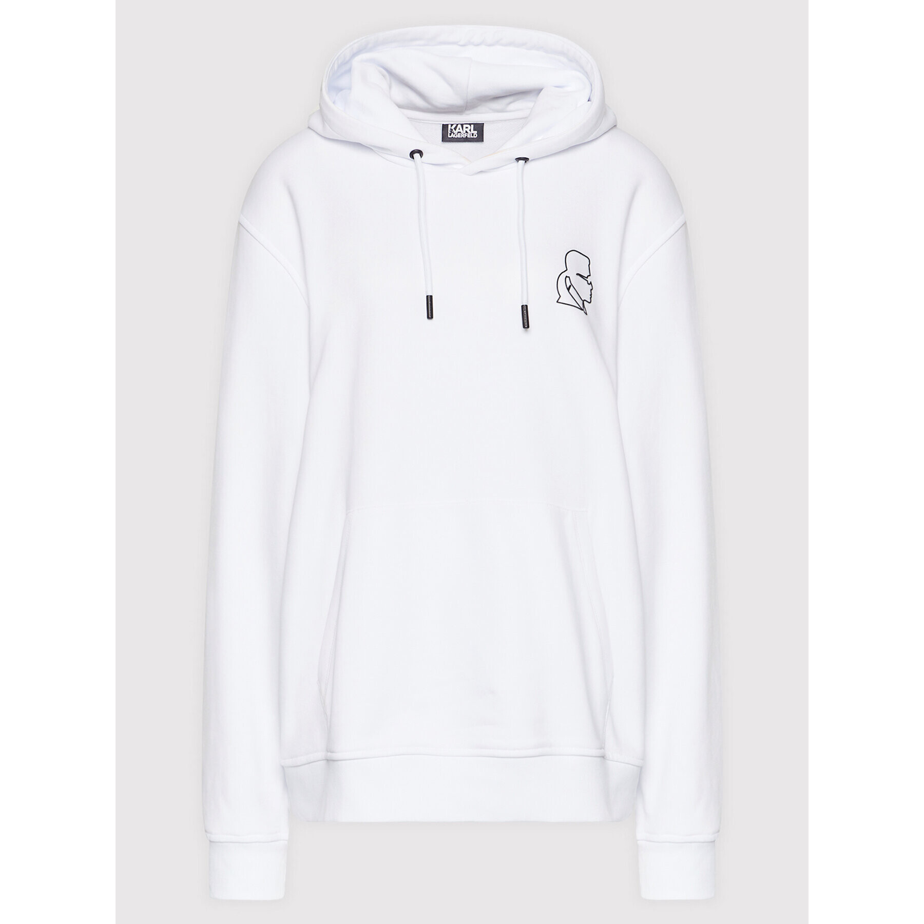 KARL LAGERFELD Bluză Sweat 705079 512900 Alb Regular Fit - Pled.ro