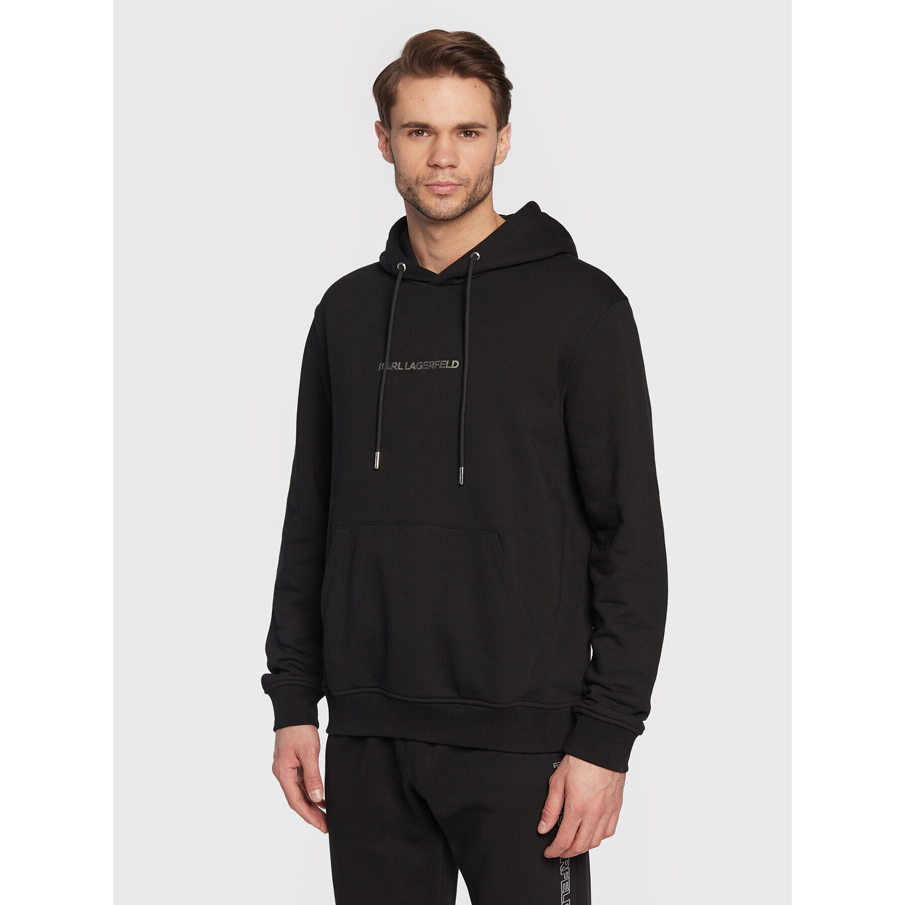 KARL LAGERFELD Bluză Sweat 705424 524910 Negru Regular Fit - Pled.ro