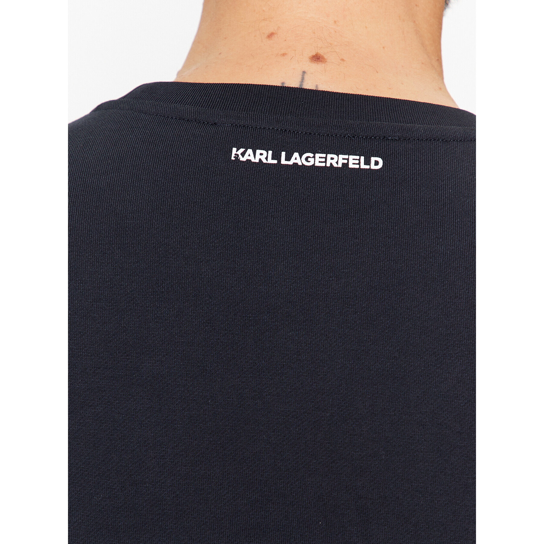 KARL LAGERFELD Bluză Sweat Crewneck 705071 500951 Bleumarin Regular Fit - Pled.ro