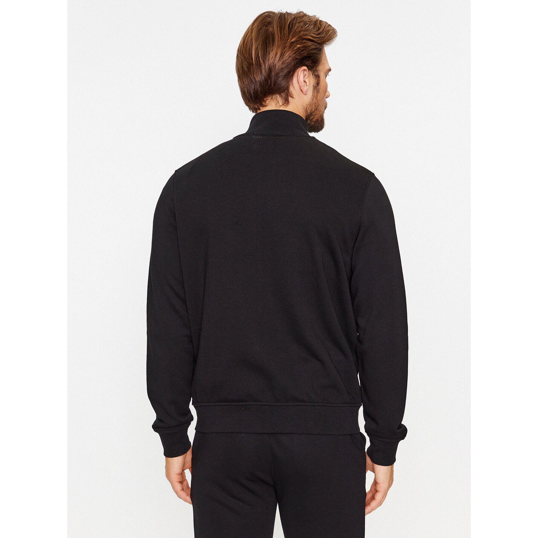 KARL LAGERFELD Bluză Sweat Zip 705895 500900 Negru Regular Fit - Pled.ro