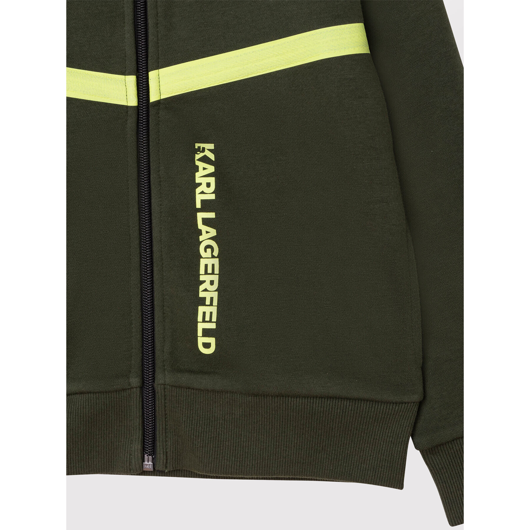 KARL LAGERFELD Bluză Z25381 M Verde Regular Fit - Pled.ro