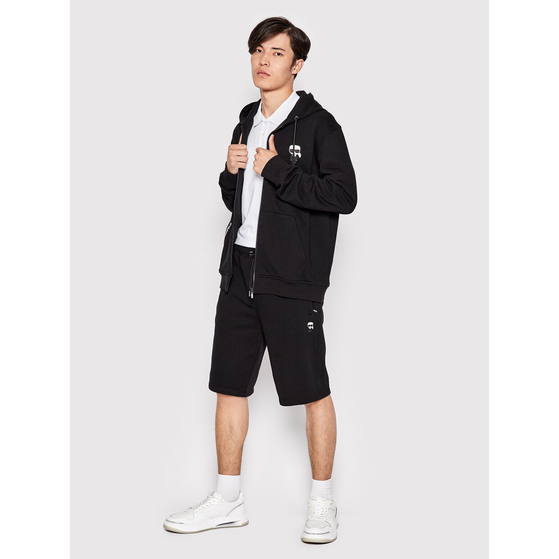 KARL LAGERFELD Bluză Sweat 705063 Negru Regular Fit - Pled.ro