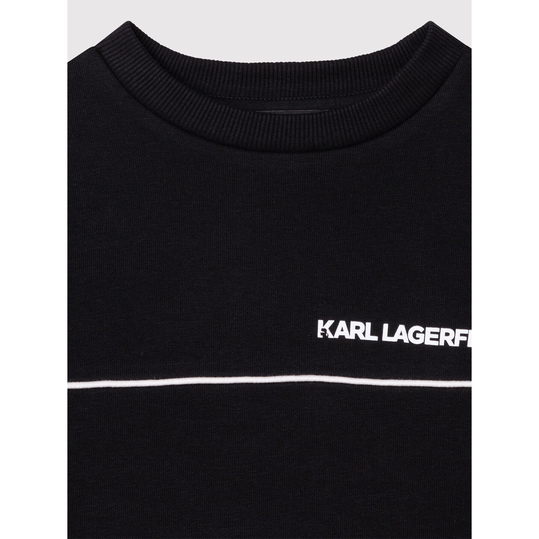 KARL LAGERFELD Bluză Z25369 M Negru Regular Fit - Pled.ro