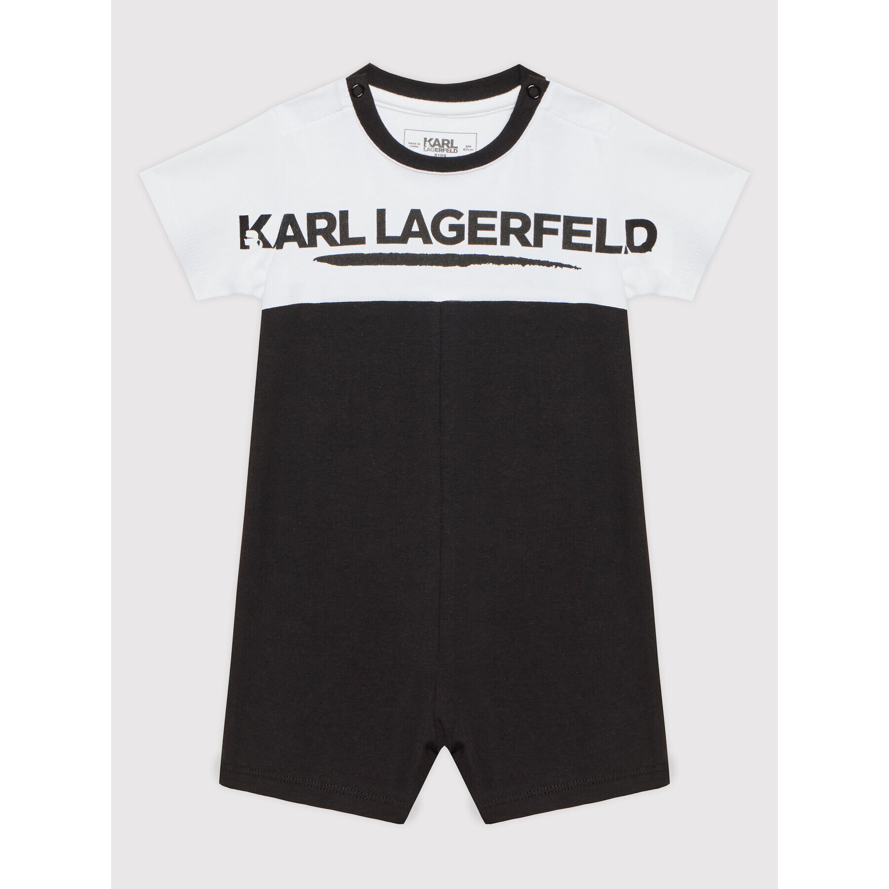 KARL LAGERFELD Body pentru copii Z94062 Negru Regular Fit - Pled.ro