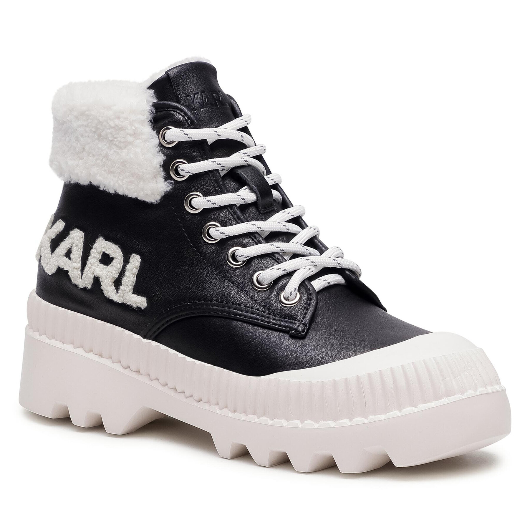 KARL LAGERFELD Botine KL42555 Negru - Pled.ro