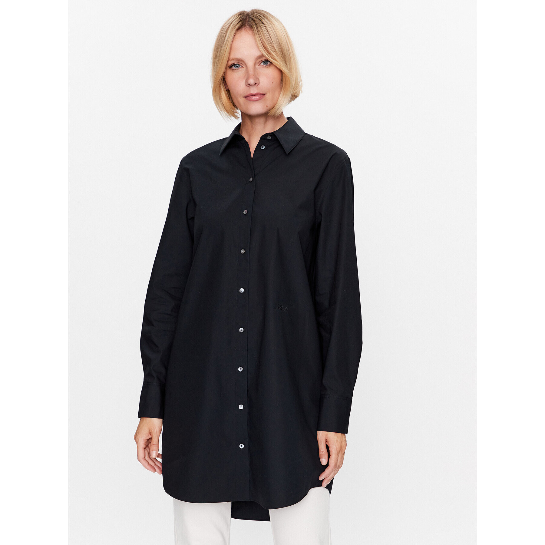 KARL LAGERFELD Cămașă Ikonik 2.0 230W1600 Negru Oversize - Pled.ro