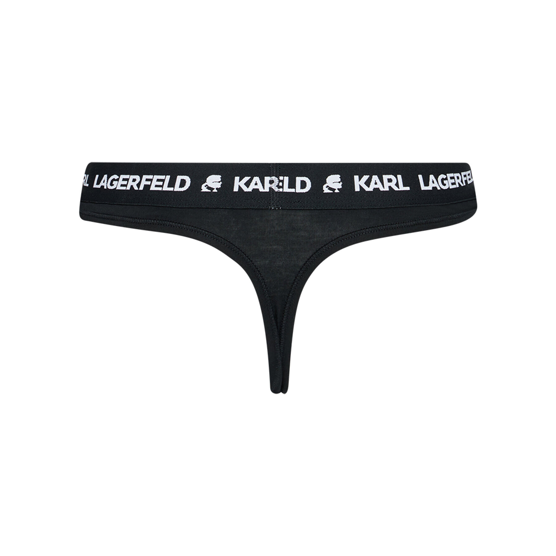 KARL LAGERFELD Chilot tanga Logo 211W2110 Negru - Pled.ro