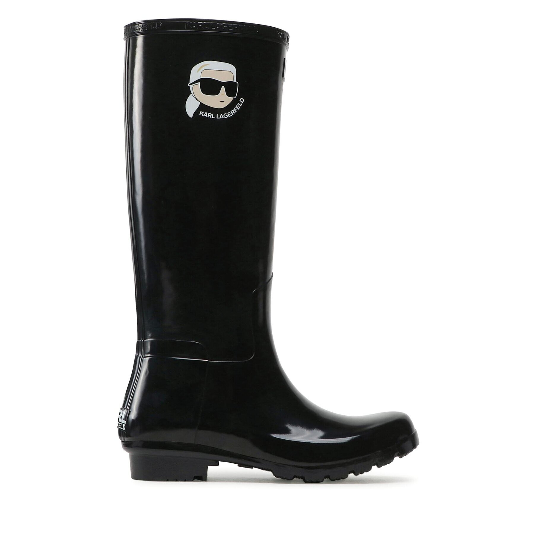 KARL LAGERFELD Cizme de cauciuc KL47090N Negru - Pled.ro