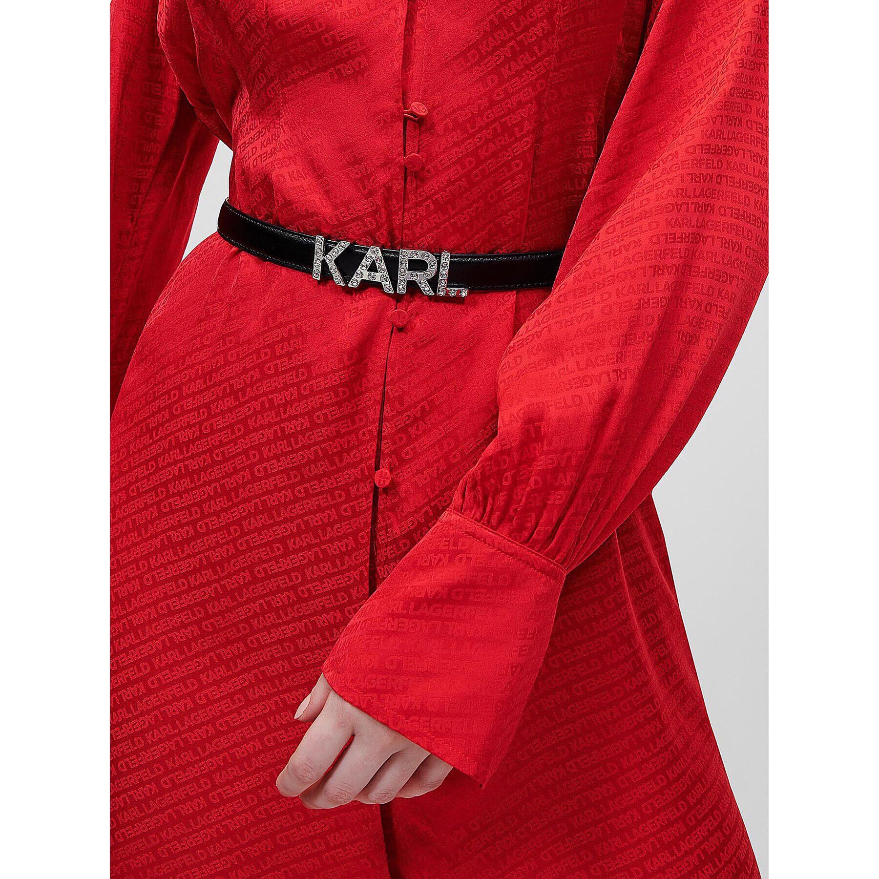 KARL LAGERFELD Curea de Damă 230W3104 Negru - Pled.ro