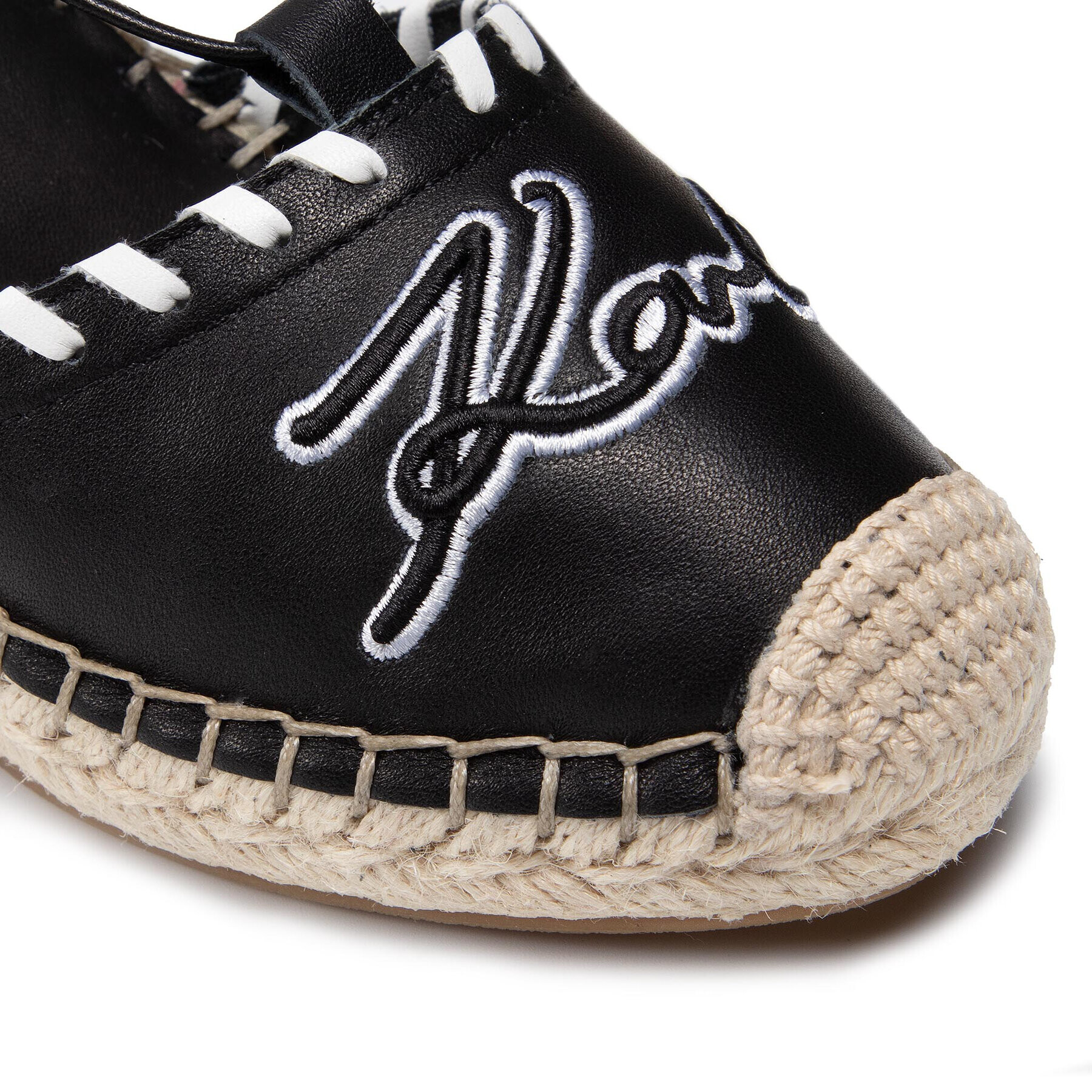 KARL LAGERFELD Espadrile KL32219 Negru - Pled.ro