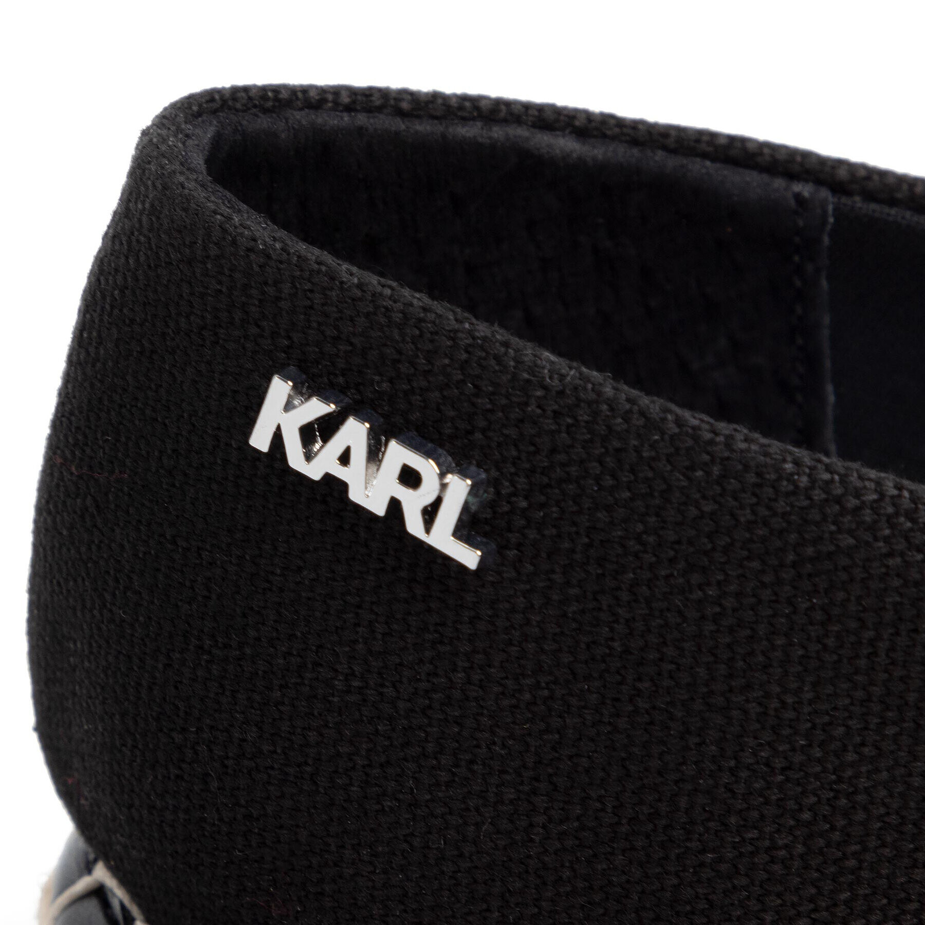 KARL LAGERFELD Espadrile KL80108 Negru - Pled.ro