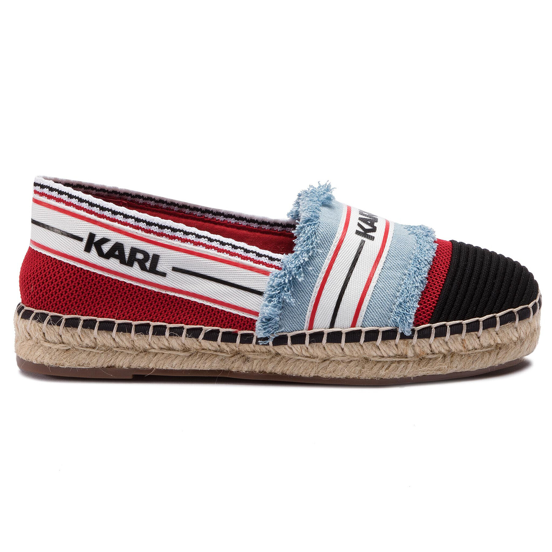 KARL LAGERFELD Espadrile KL80109 Roșu - Pled.ro