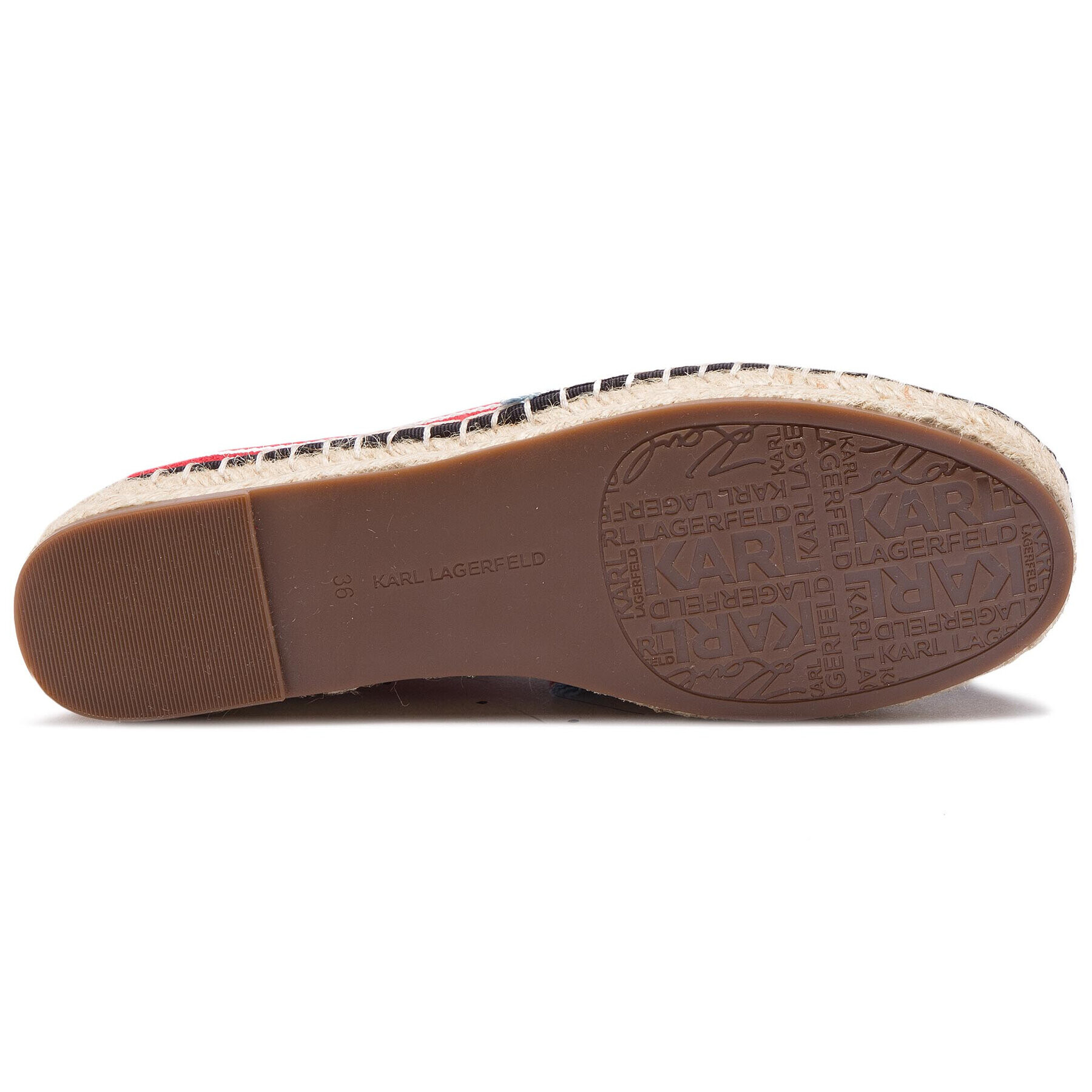 KARL LAGERFELD Espadrile KL80109 Roșu - Pled.ro