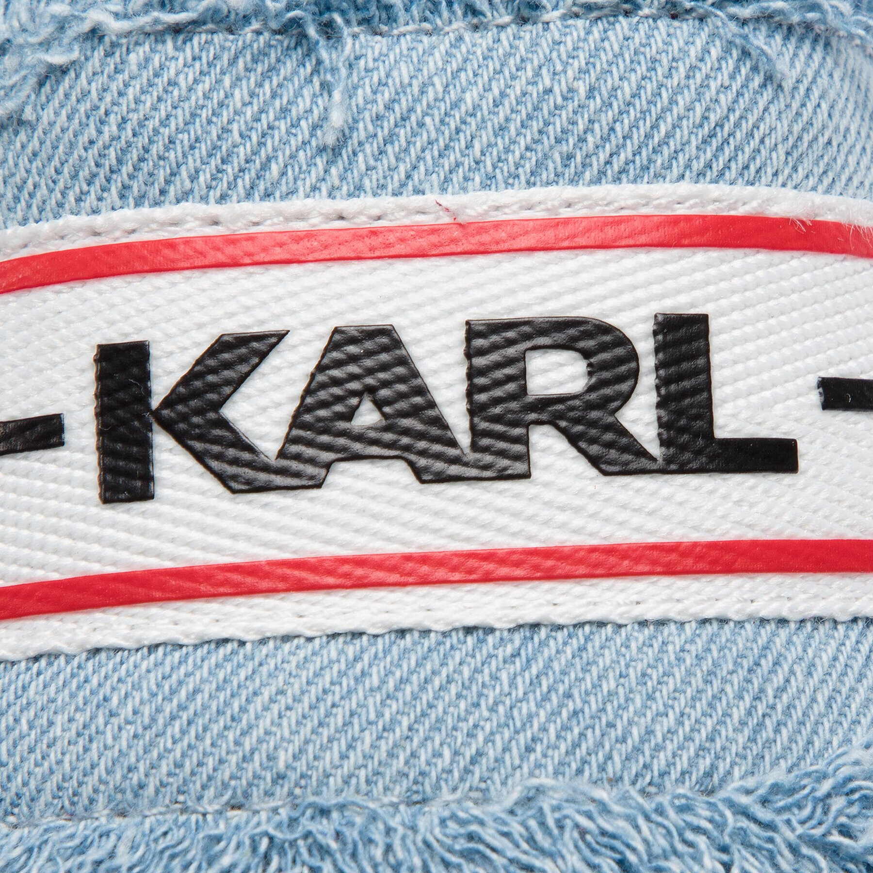 KARL LAGERFELD Espadrile KL80109 Roșu - Pled.ro