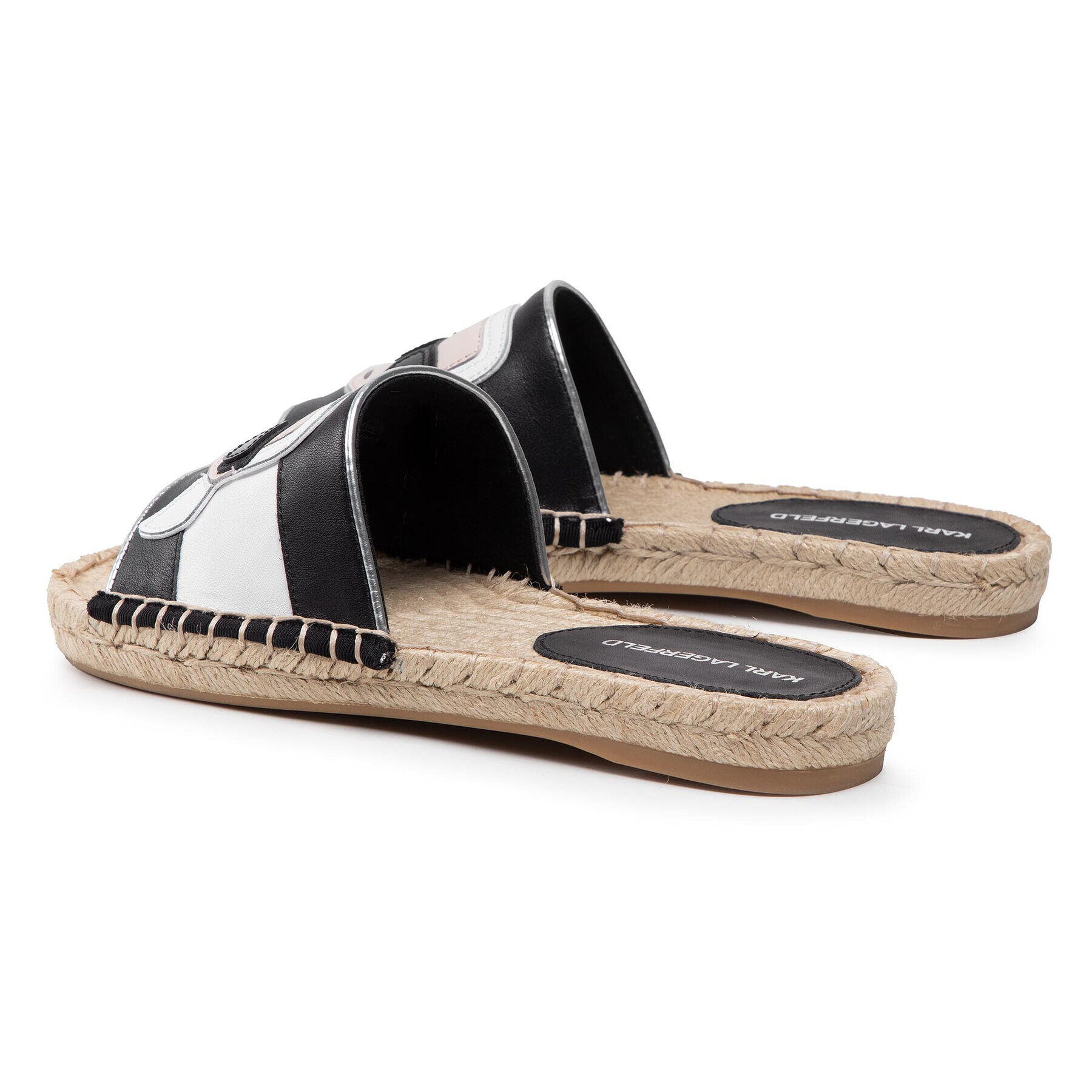 KARL LAGERFELD Espadrile KL80110 Negru - Pled.ro