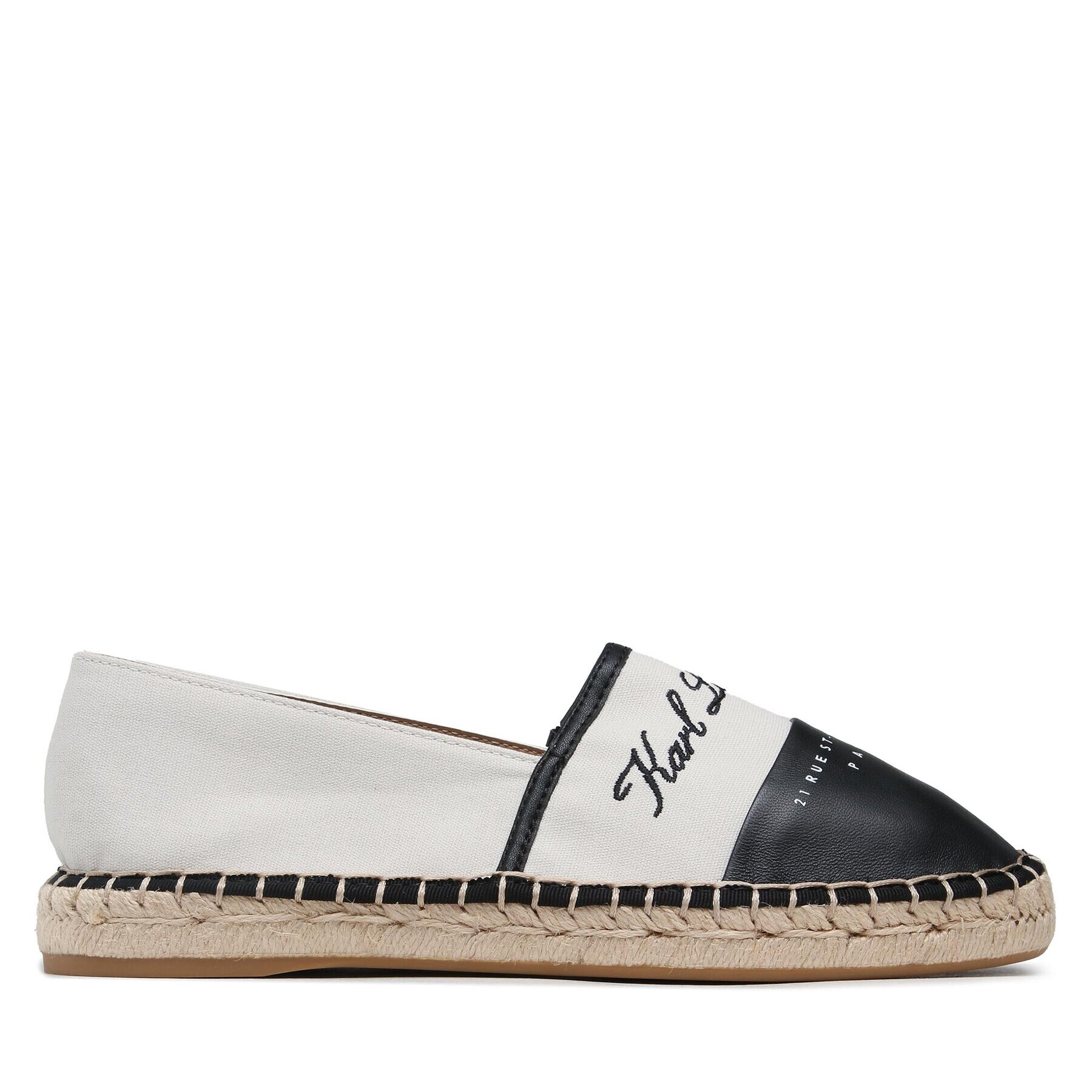 KARL LAGERFELD Espadrile KL80123 Écru - Pled.ro