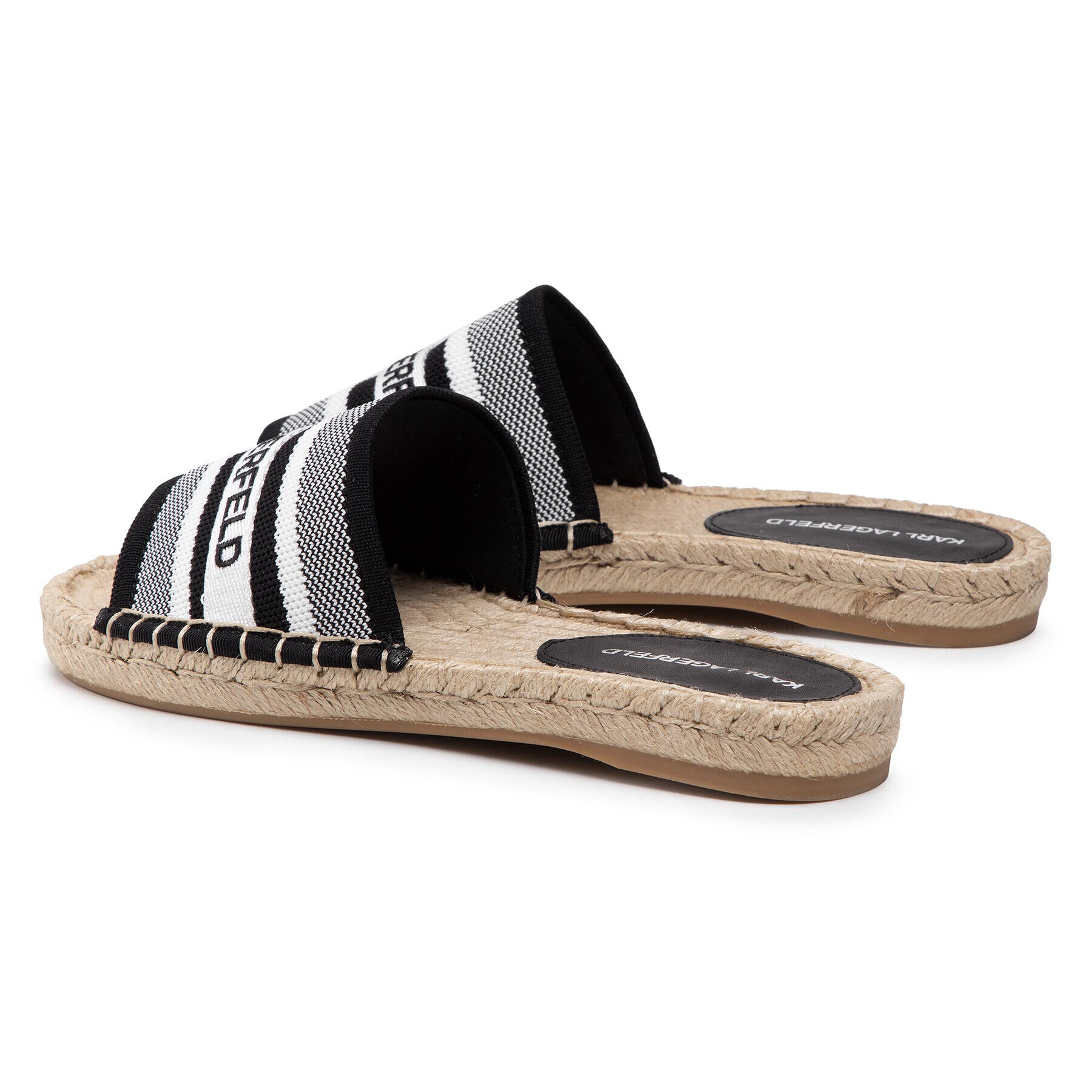 KARL LAGERFELD Espadrile KL80165 Negru - Pled.ro