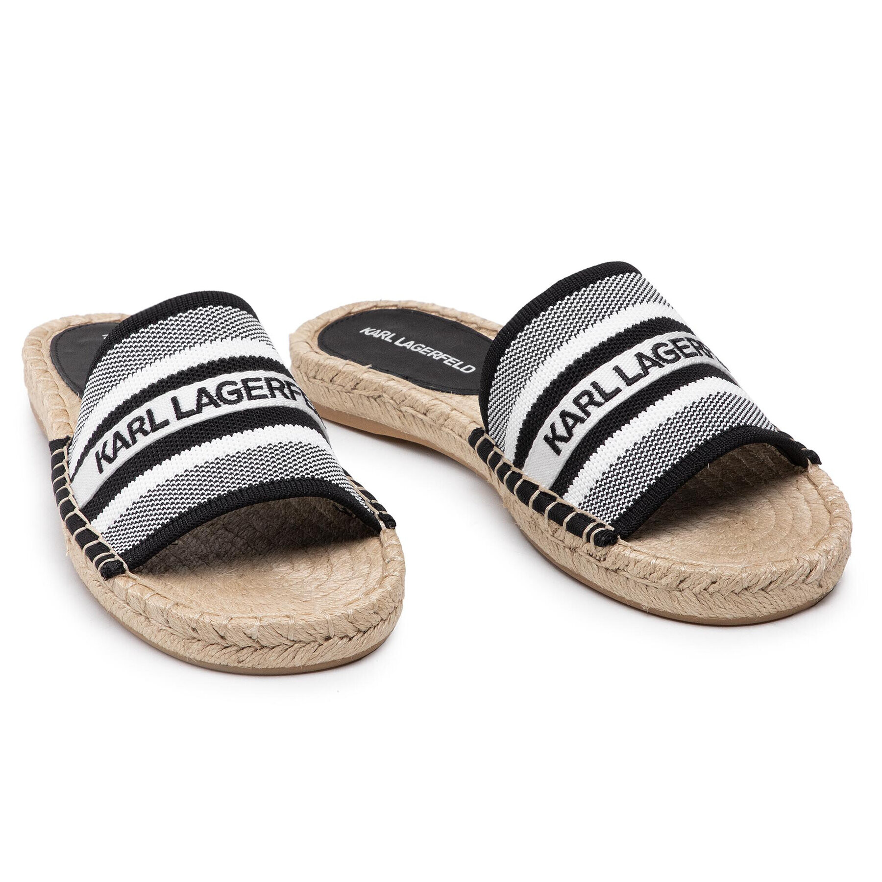 KARL LAGERFELD Espadrile KL80165 Negru - Pled.ro