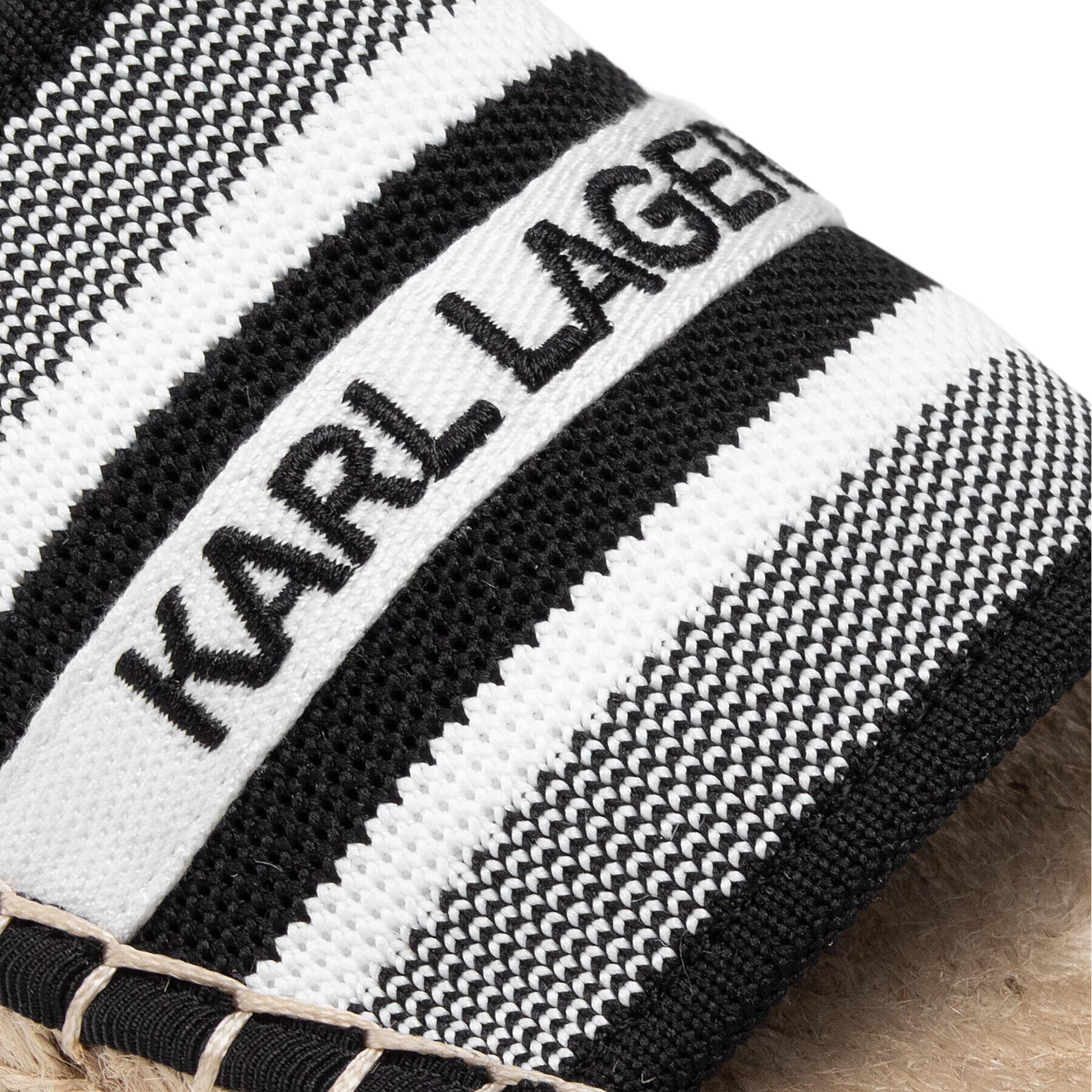 KARL LAGERFELD Espadrile KL80165 Negru - Pled.ro