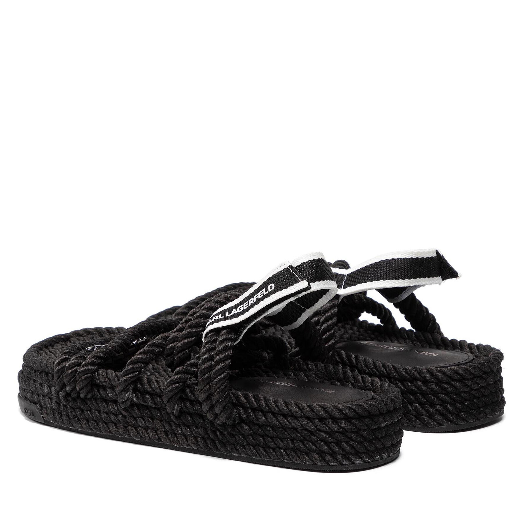 KARL LAGERFELD Espadrile KL80620 Negru - Pled.ro