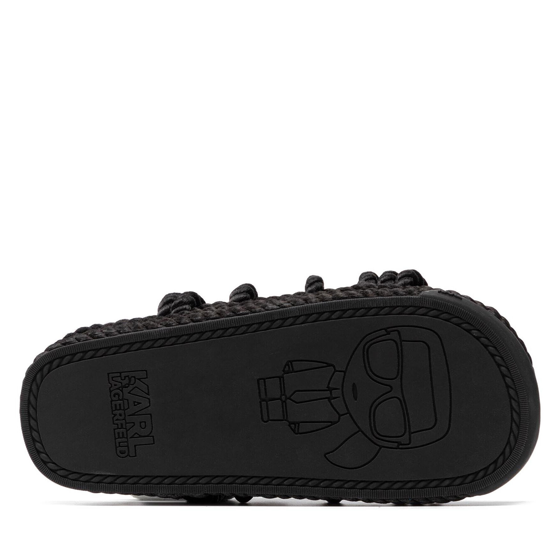 KARL LAGERFELD Espadrile KL80620 Negru - Pled.ro