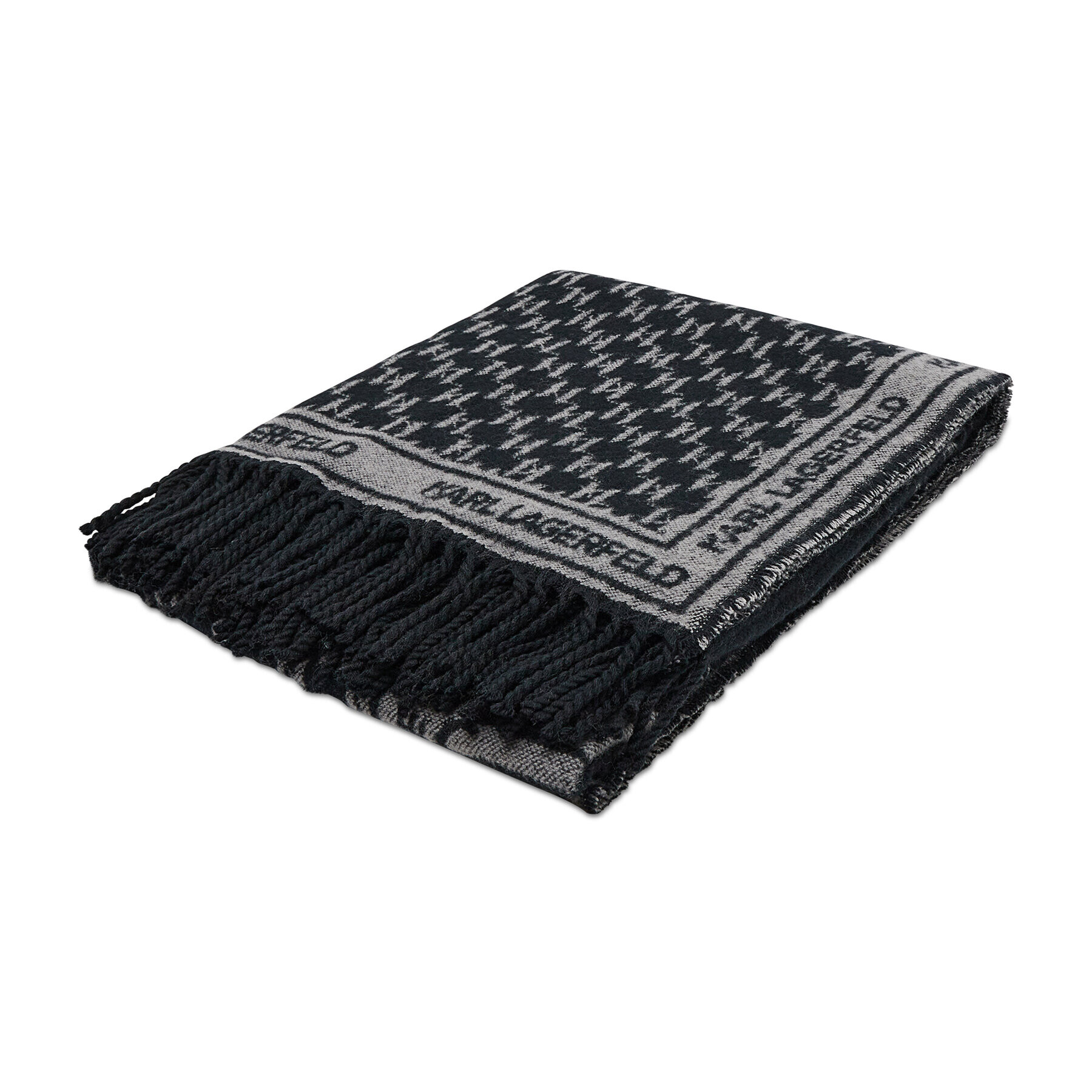 KARL LAGERFELD Poncho 216W3307 Negru Regular Fit - Pled.ro