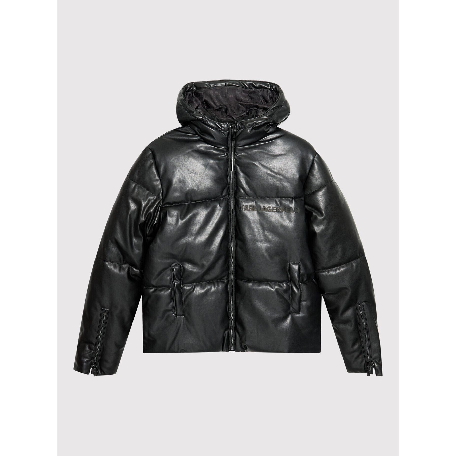 KARL LAGERFELD Geacă din imitație de piele Z26085 M Negru Regular Fit - Pled.ro