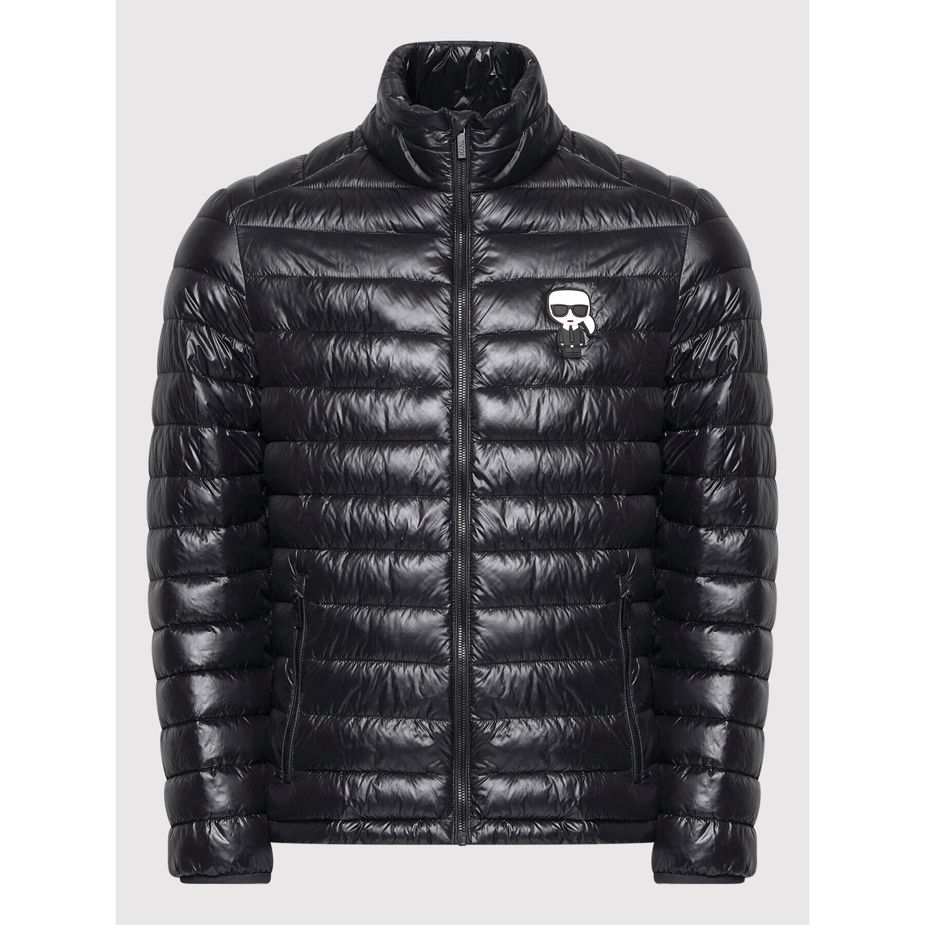 KARL LAGERFELD Geacă din puf Blouson 505022 521590 Negru Regular Fit - Pled.ro