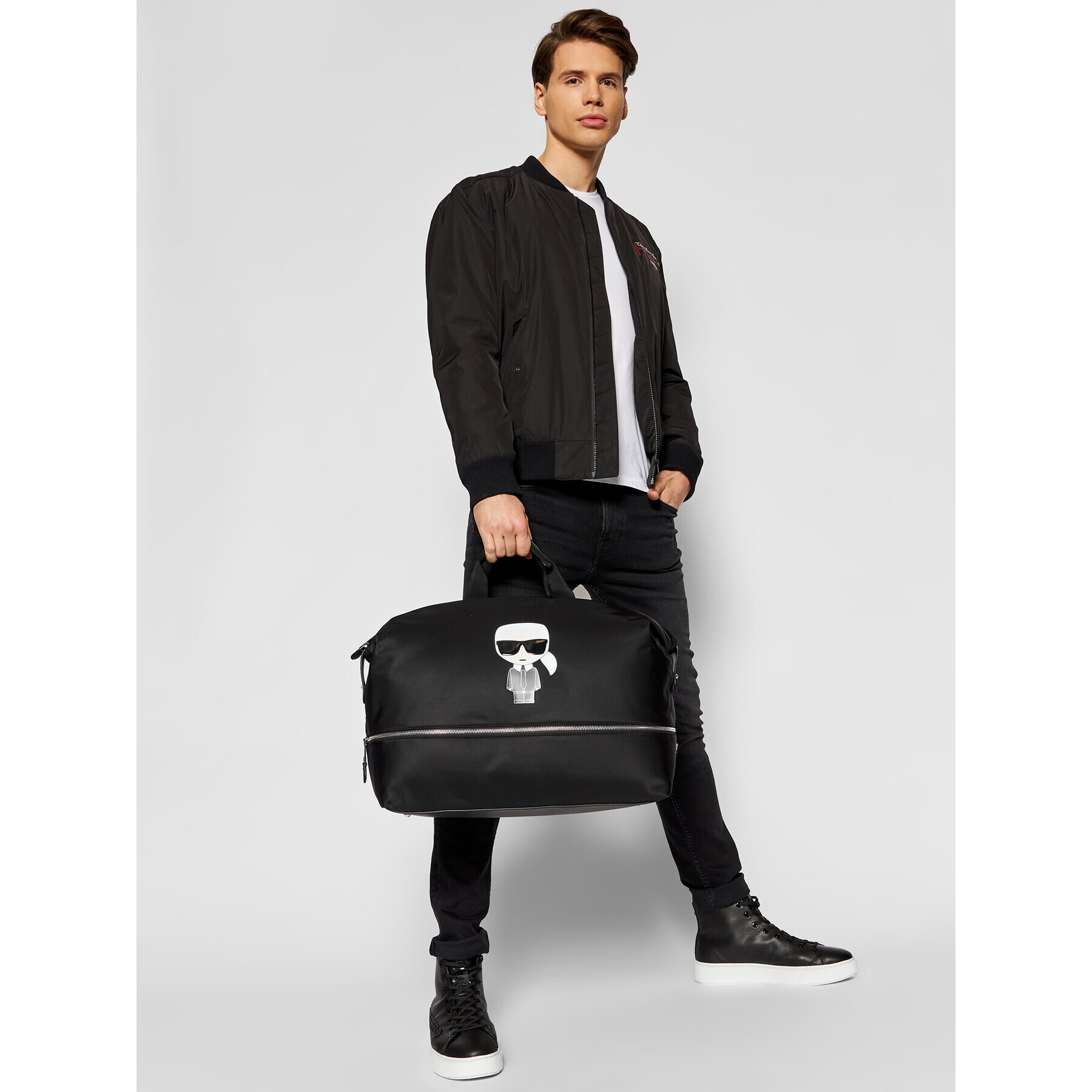 KARL LAGERFELD Geantă 215W3015 Negru - Pled.ro