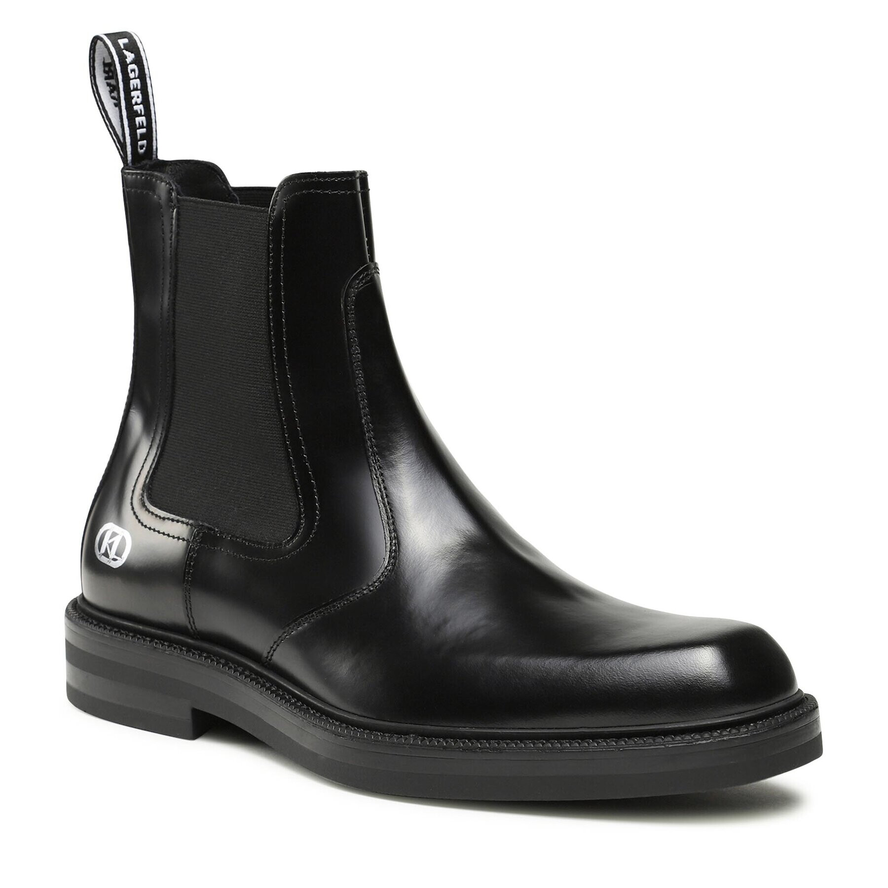 KARL LAGERFELD Ghete Jodhpur KL11443 Negru - Pled.ro