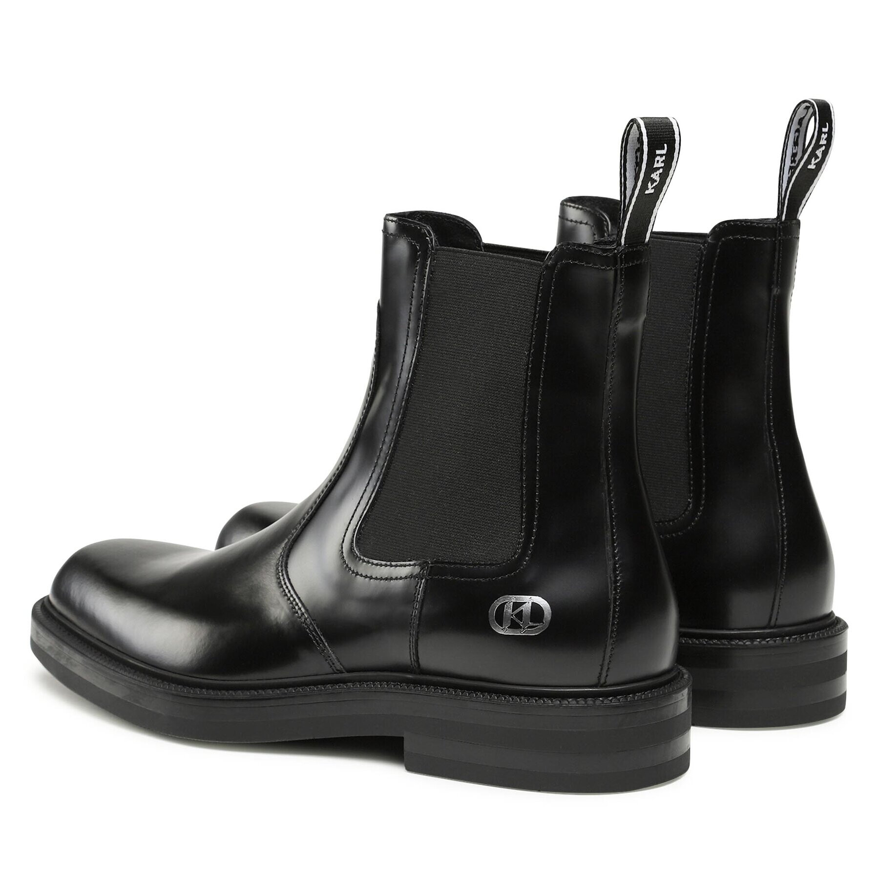 KARL LAGERFELD Ghete Jodhpur KL11443 Negru - Pled.ro