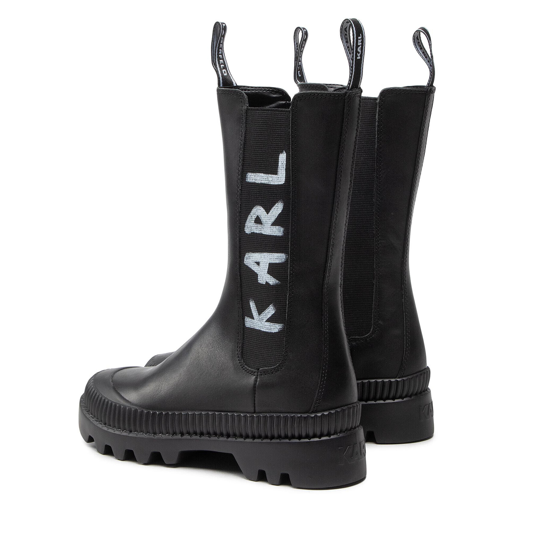 KARL LAGERFELD Ghete Jodhpur KL42590 Negru - Pled.ro