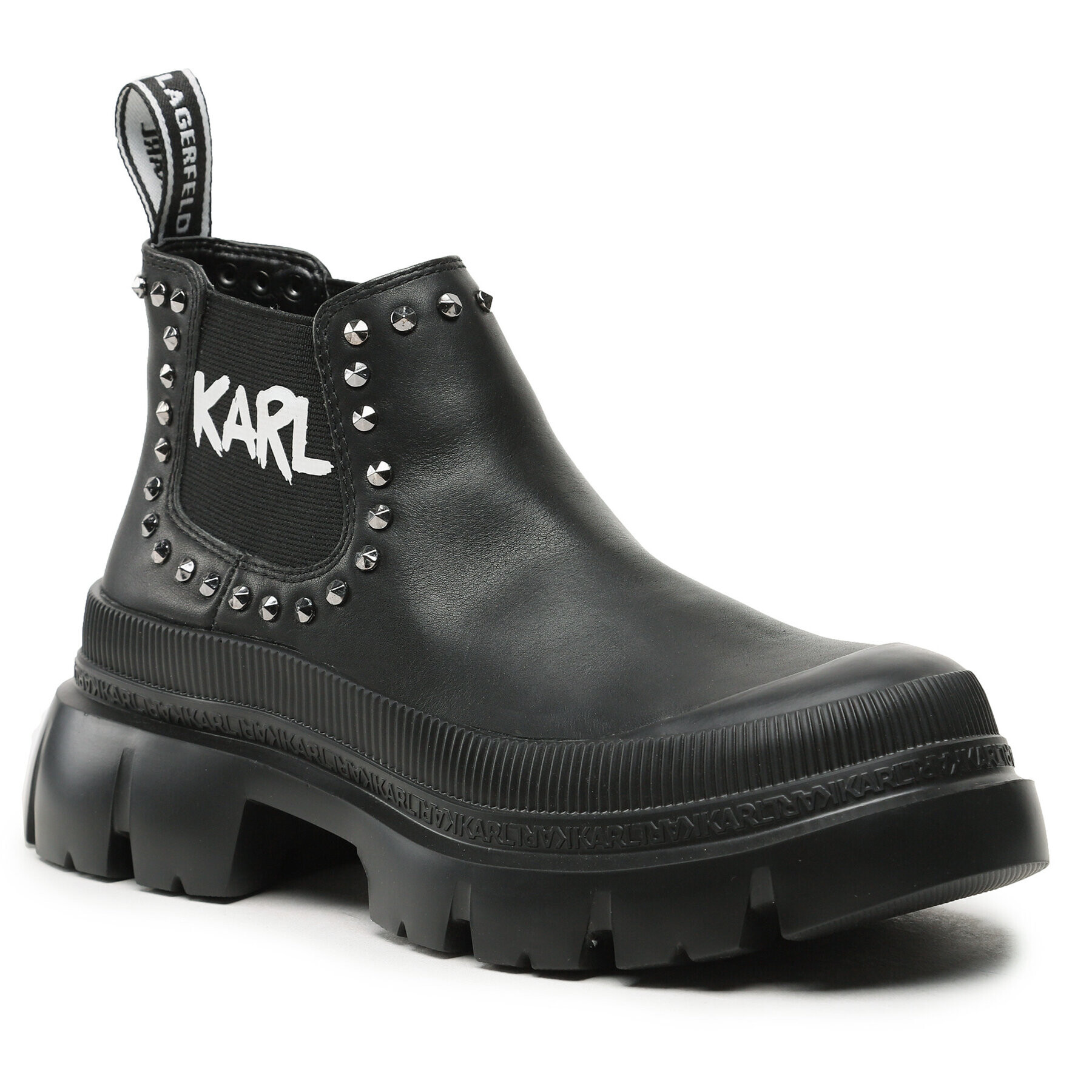 KARL LAGERFELD Ghete Jodhpur KL43531 Negru - Pled.ro