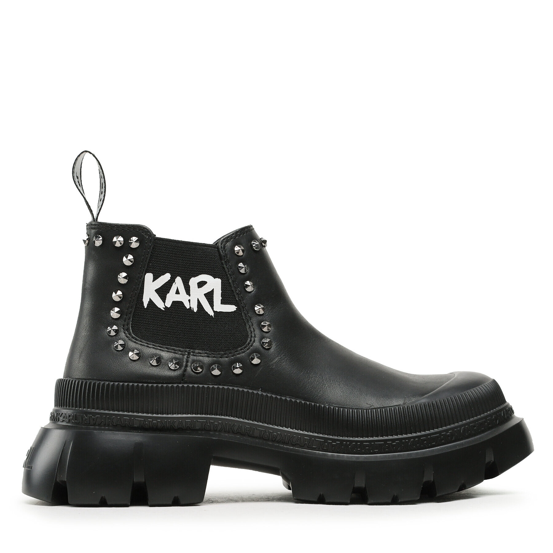 KARL LAGERFELD Ghete Jodhpur KL43531 Negru - Pled.ro