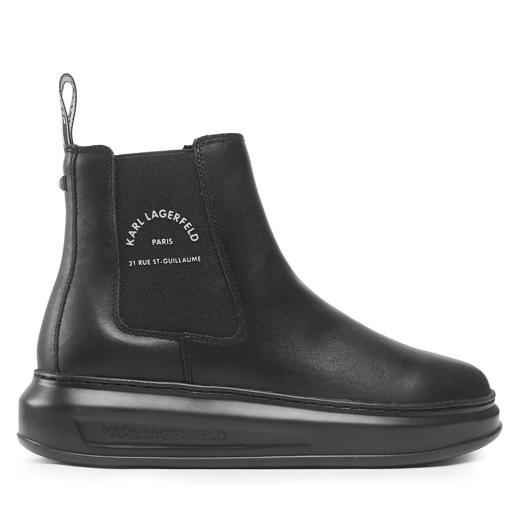 KARL LAGERFELD Ghete Jodhpur KL52541 Negru - Pled.ro