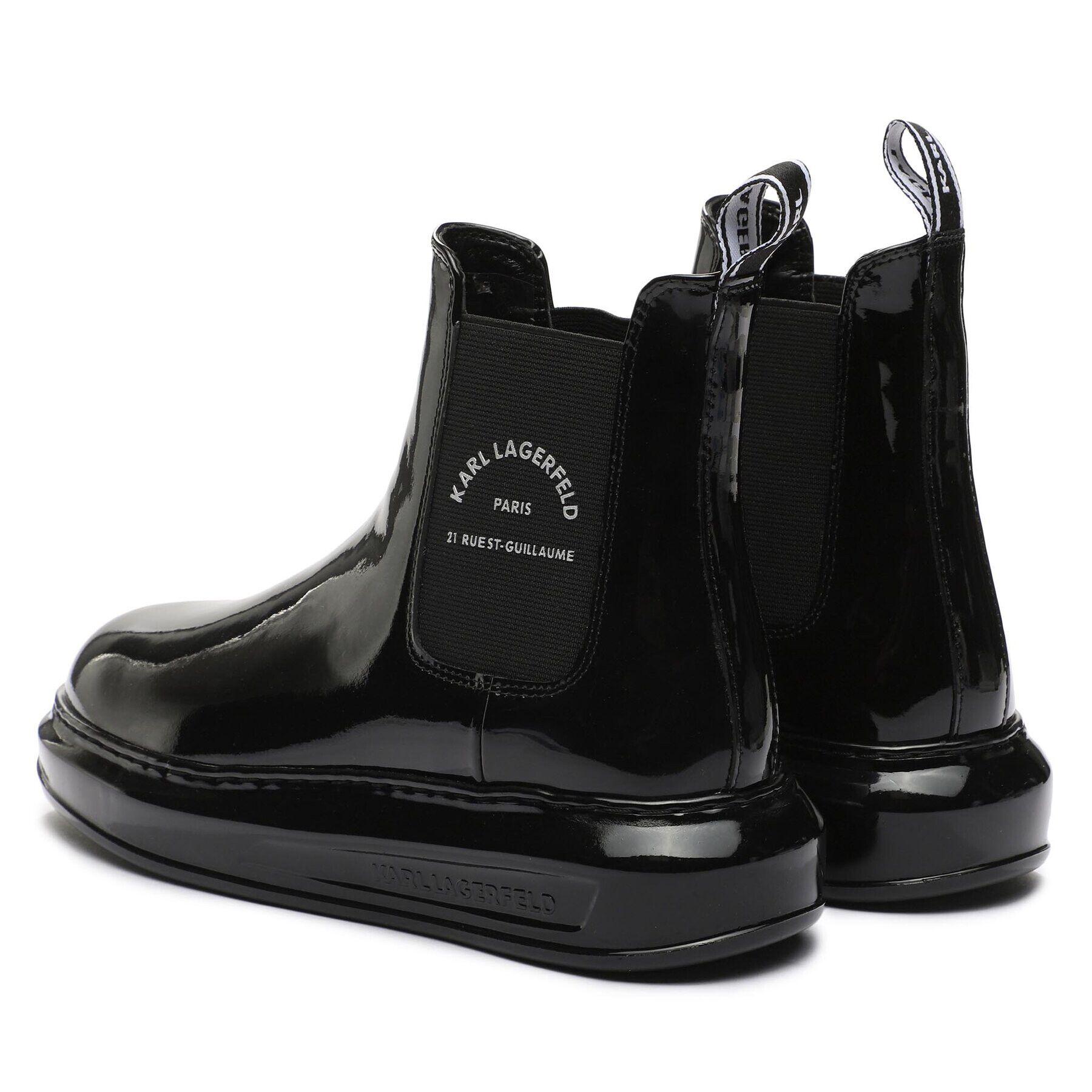 KARL LAGERFELD Ghete Jodhpur KL62540S Negru - Pled.ro