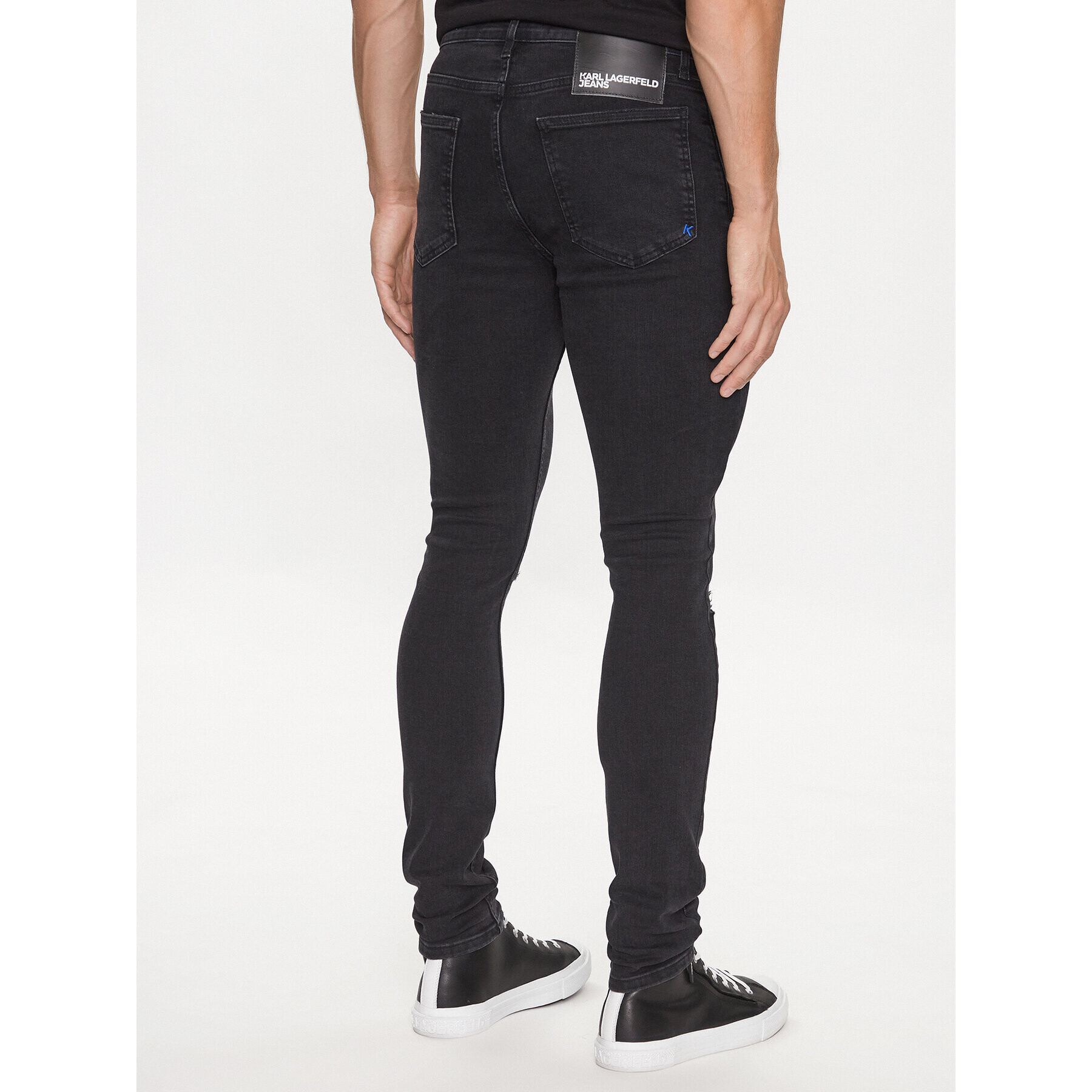 Karl Lagerfeld Jeans Blugi 231D1104 Negru Skinny Fit - Pled.ro