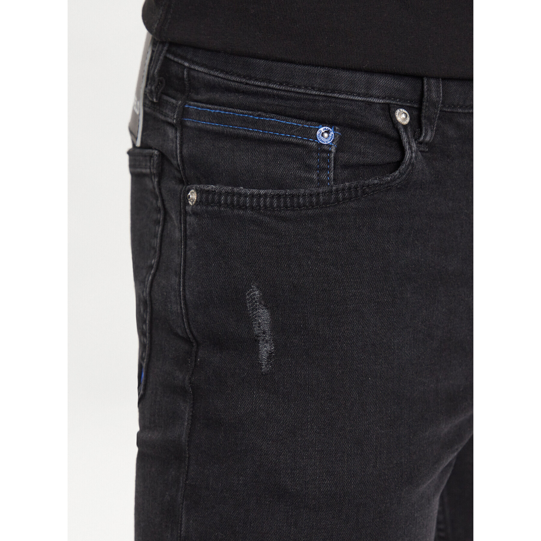 Karl Lagerfeld Jeans Blugi 231D1104 Negru Skinny Fit - Pled.ro