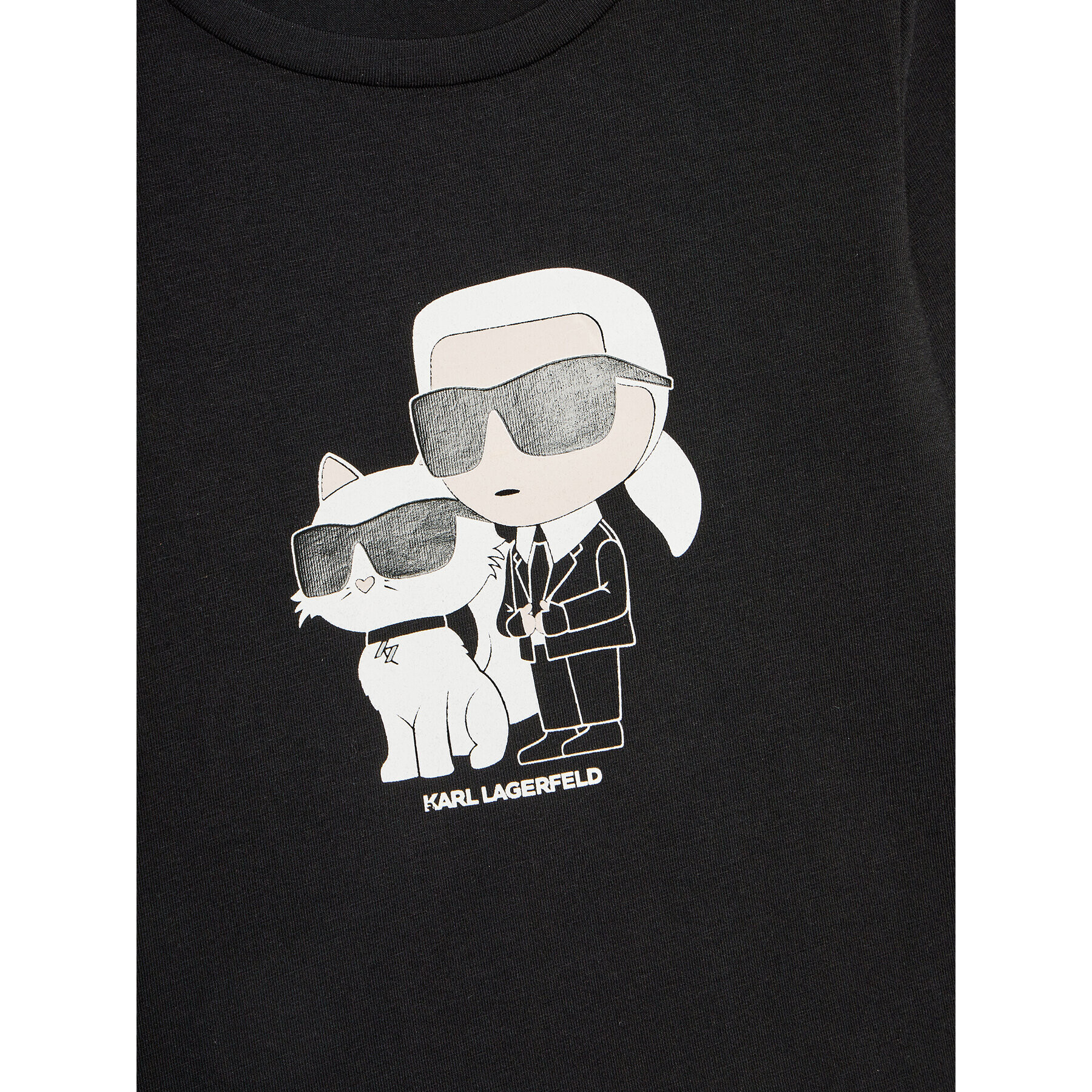 Karl Lagerfeld Kids Bluză Z15442 D Negru Regular Fit - Pled.ro