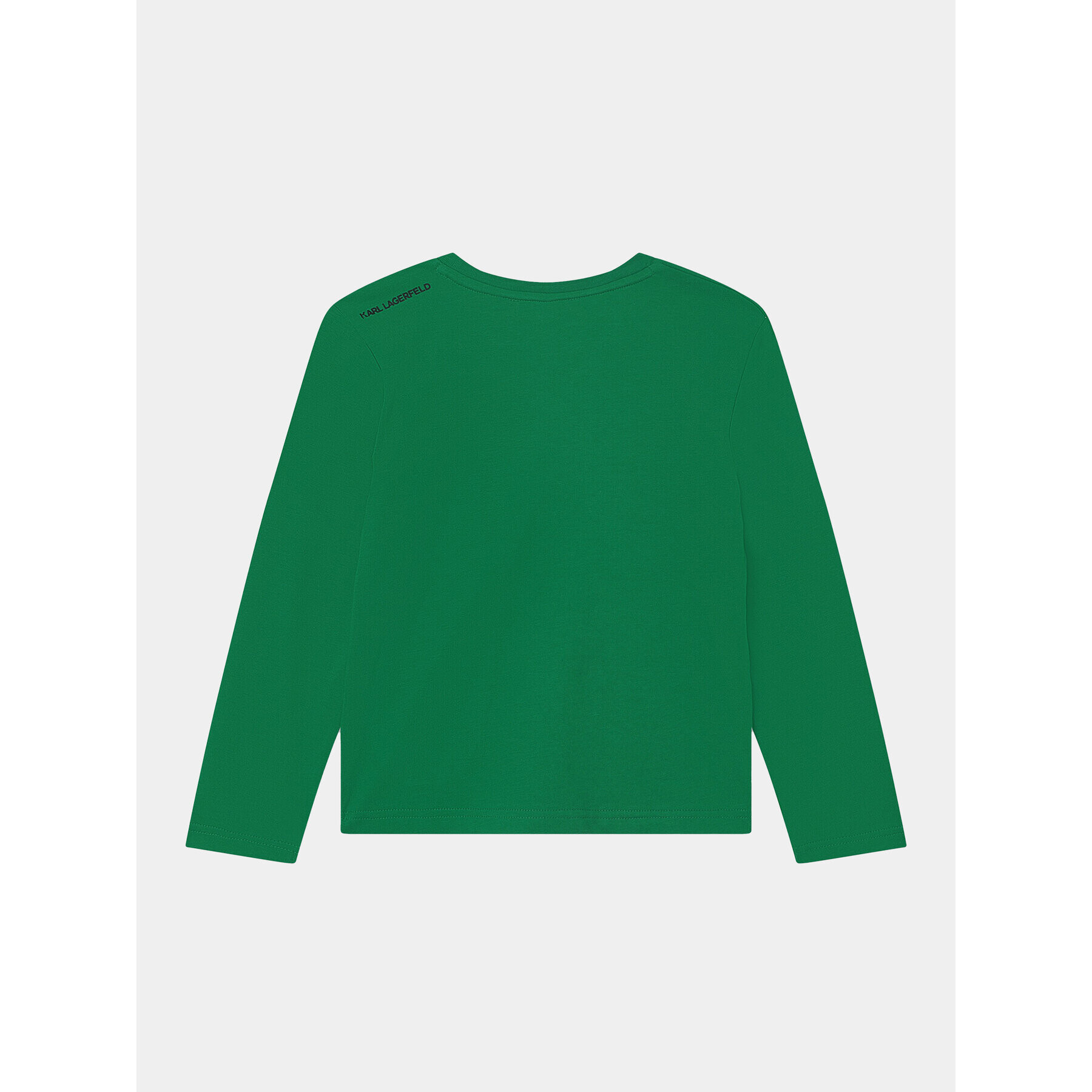 Karl Lagerfeld Kids Bluză Z25418 D Verde Regular Fit - Pled.ro