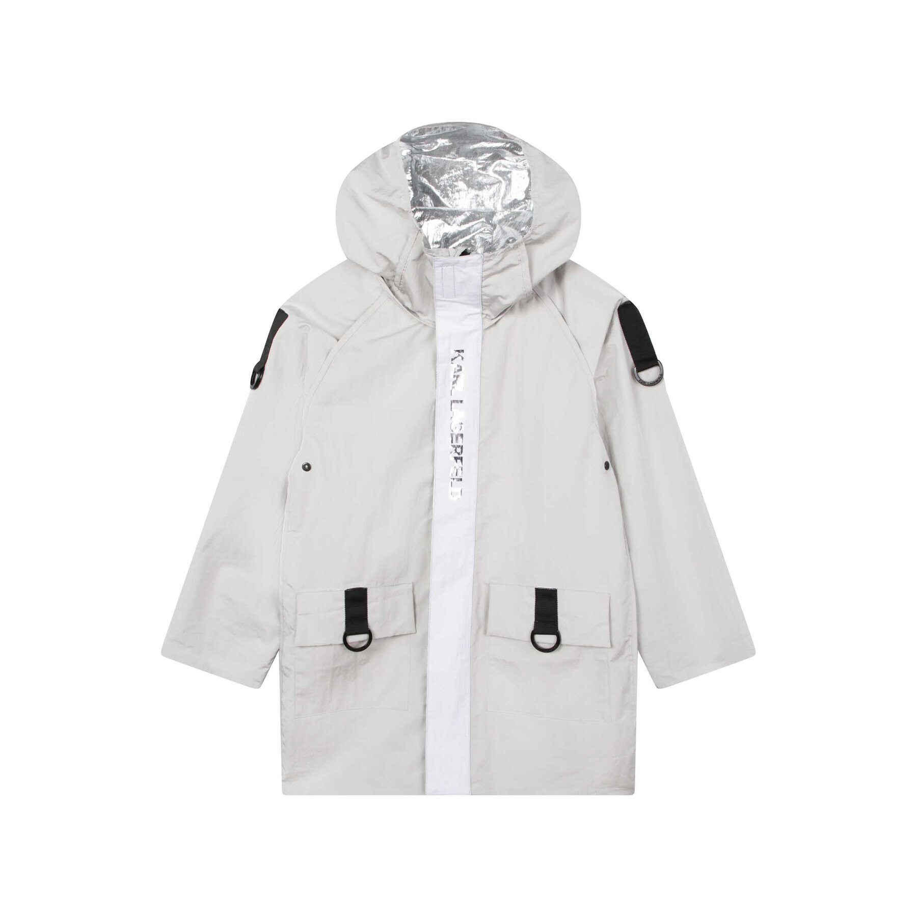 Karl Lagerfeld Kids Geacă Z16149 S Gri Regular Fit - Pled.ro