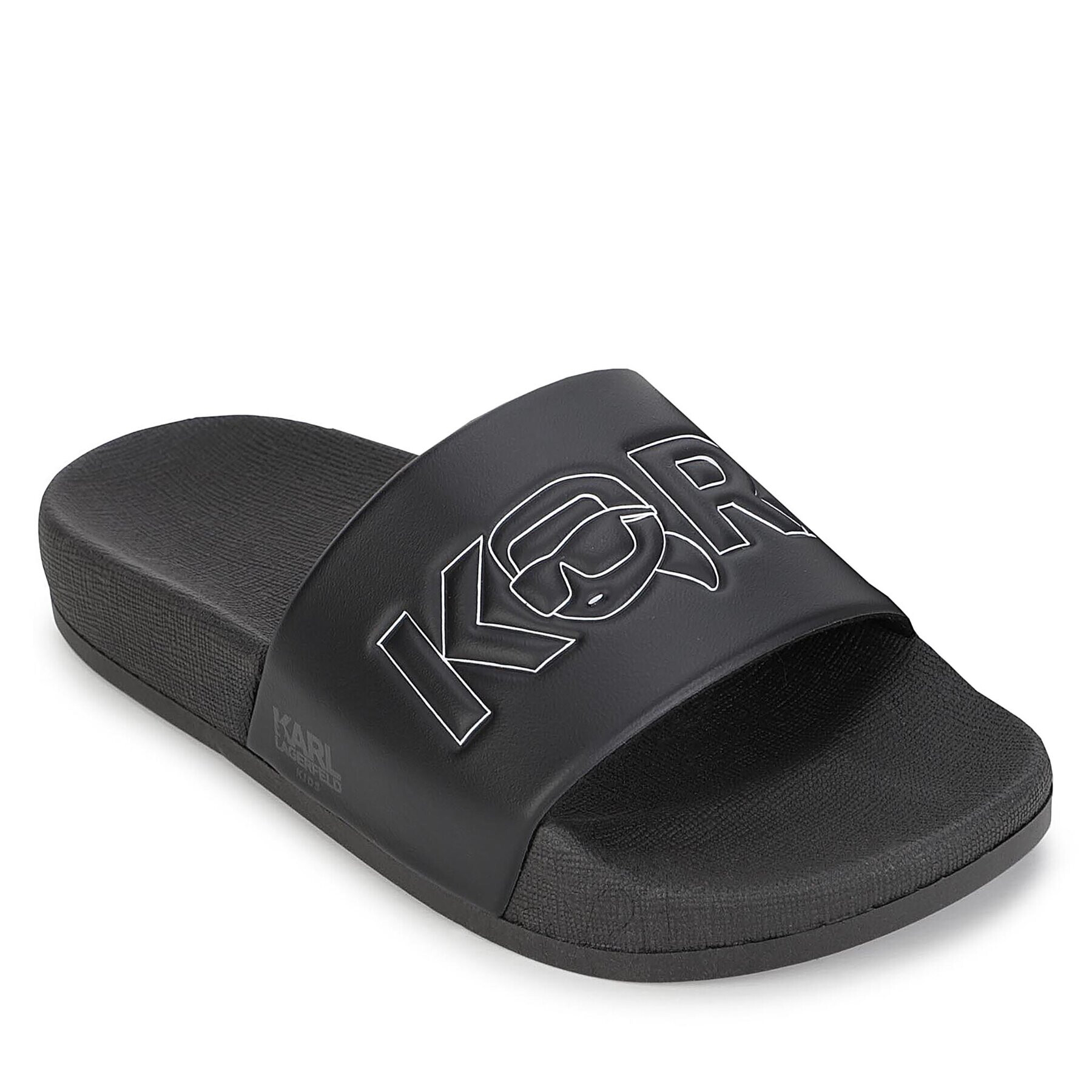 Karl Lagerfeld Kids Şlapi Z29062 Negru - Pled.ro