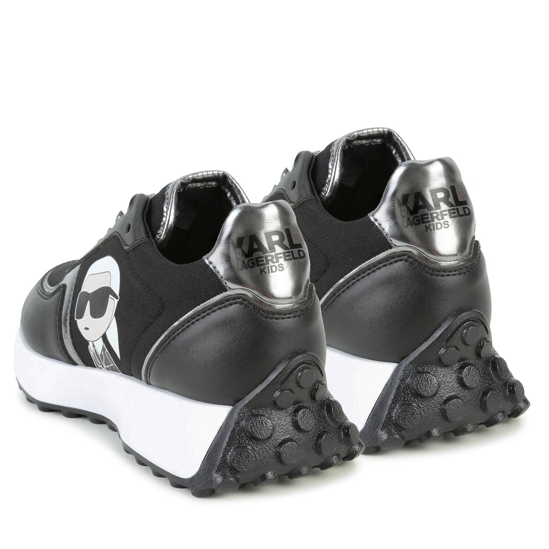 Karl Lagerfeld Kids Sneakers Z19117 S Negru - Pled.ro