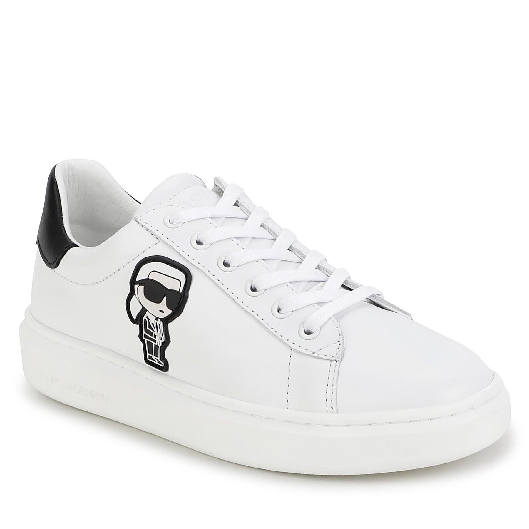 Karl Lagerfeld Kids Sneakers Z29059 Alb - Pled.ro